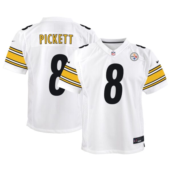 Kenny Pickett Pittsburgh Steelers Nike Youth Game Jersey – White