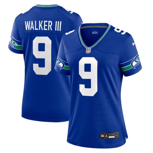 Kenneth Walker III Seattle Seahawks Nike Women’s Player Jersey – Royal