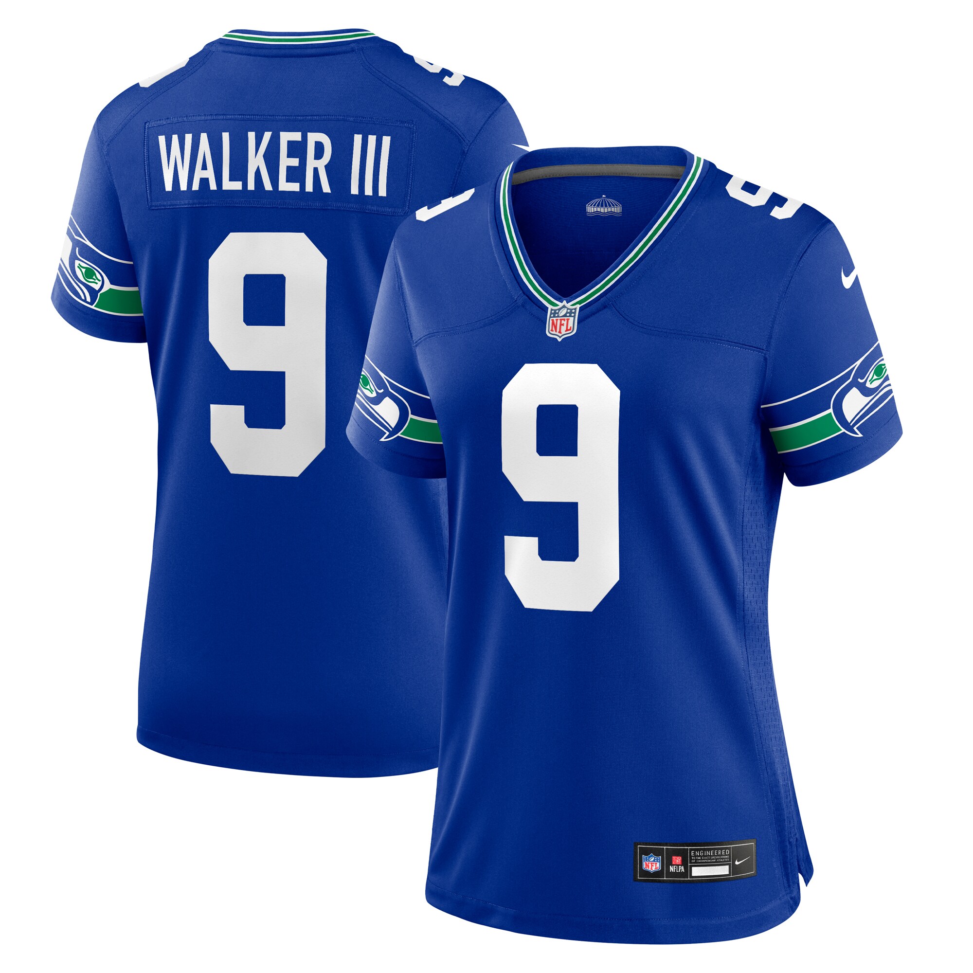 Kenneth Walker III Seattle Seahawks Nike Women’s Player Jersey – Royal