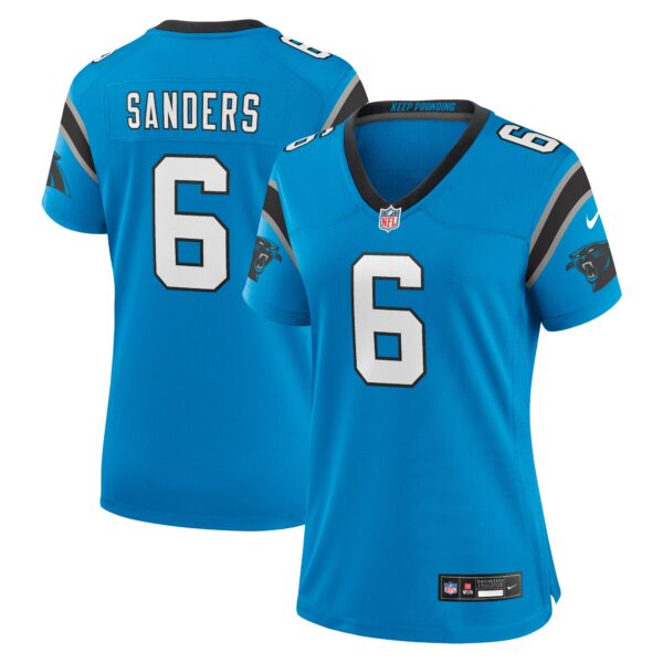 Miles Sanders Carolina Panthers Nike Women’s Team Game Jersey – Blue