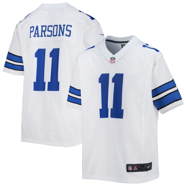 Micah Parsons Dallas Cowboys Nike Youth Game Jersey – White
