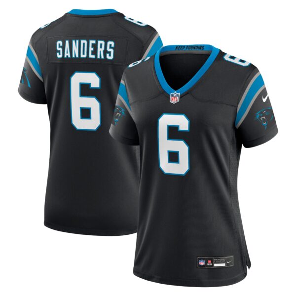 Miles Sanders Carolina Panthers Nike Women’s Team Game Jersey – Black
