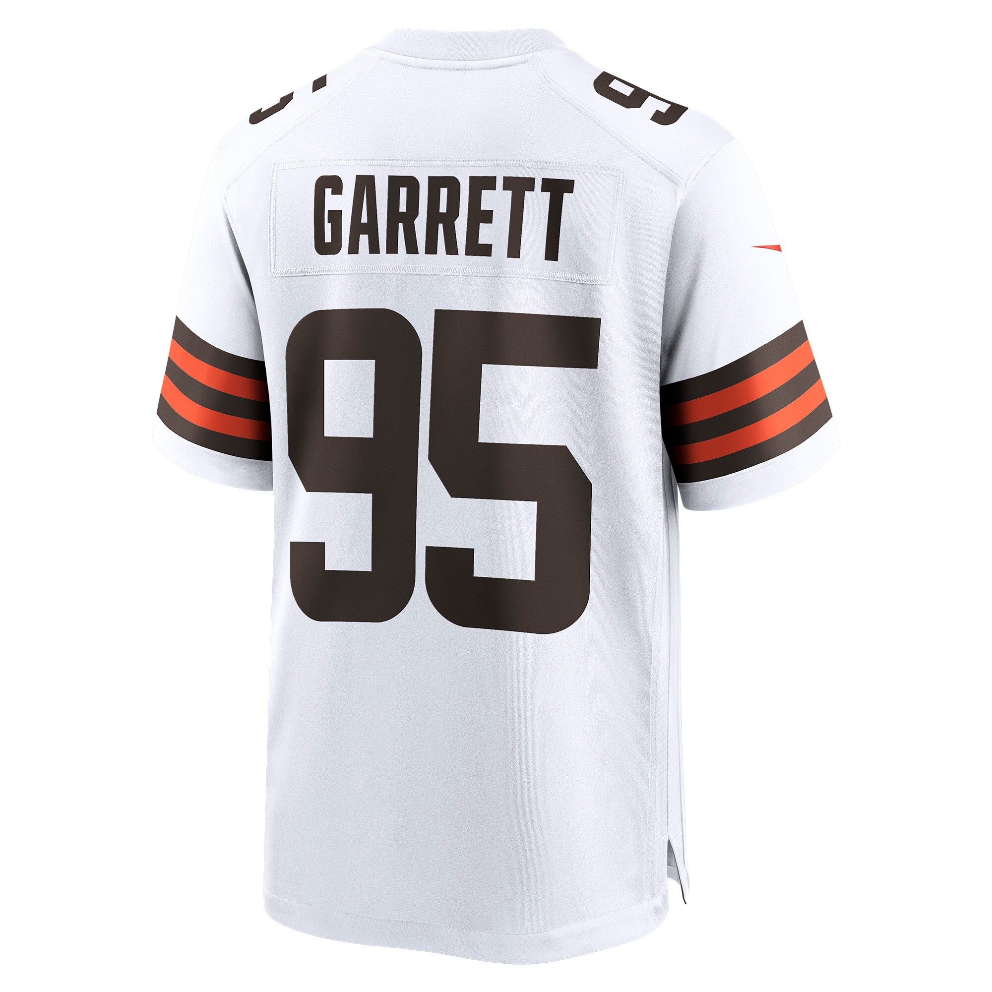 Myles Garrett Cleveland Browns Nike Away Game Jersey – White - Image 3