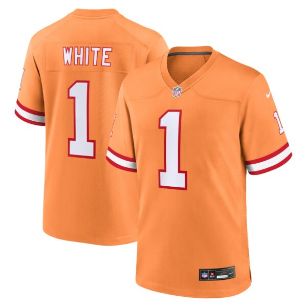 Rachaad White Tampa Bay Buccaneers Nike Throwback Game Jersey – Orange