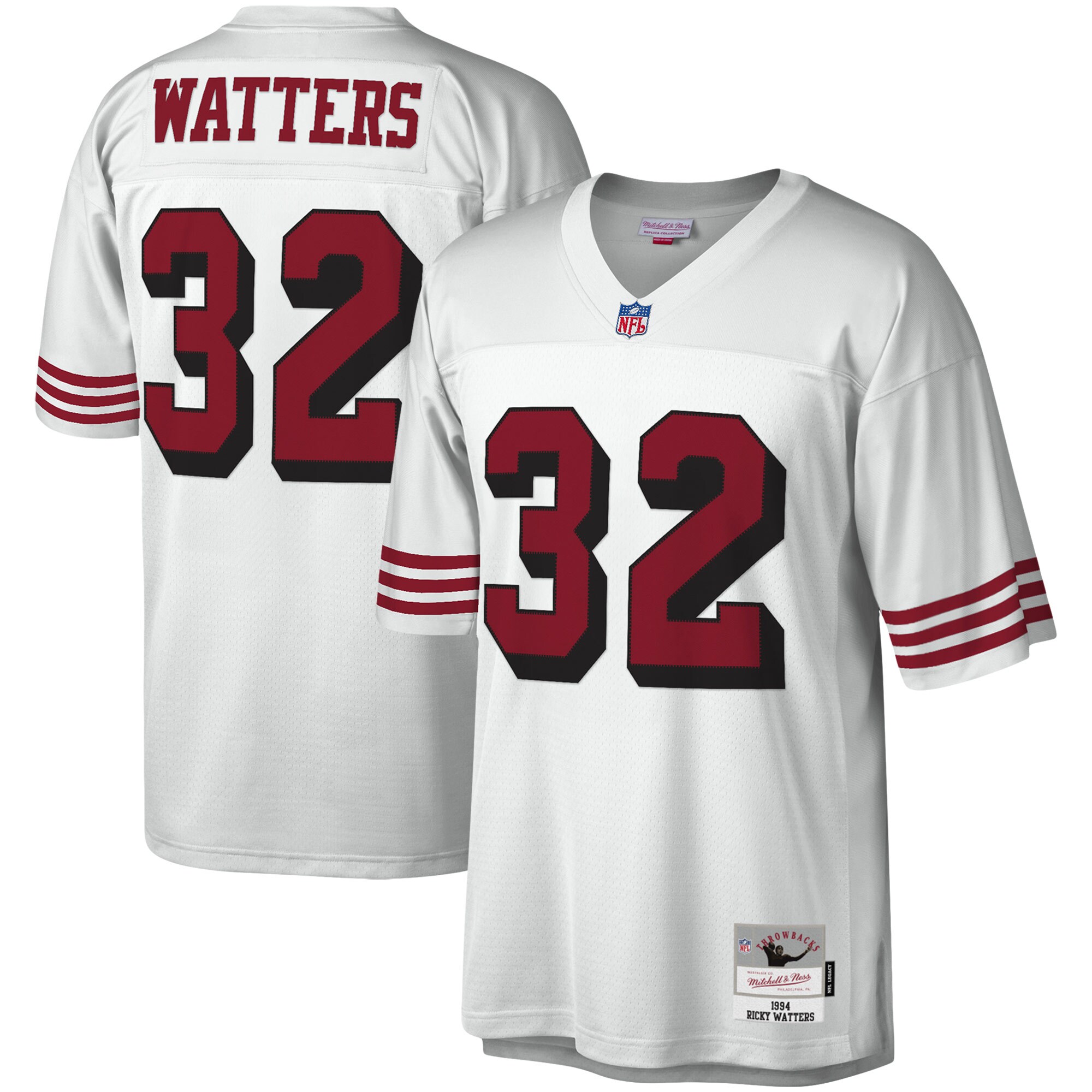 Ricky Watters San Francisco 49ers Mitchell & Ness Legacy Jersey – White