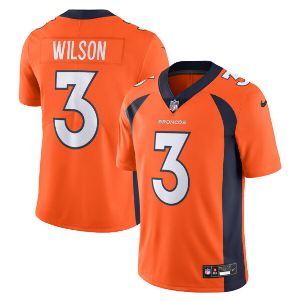 Russell Wilson Denver Broncos Nike Vapor Untouchable Limited Jersey – Orange