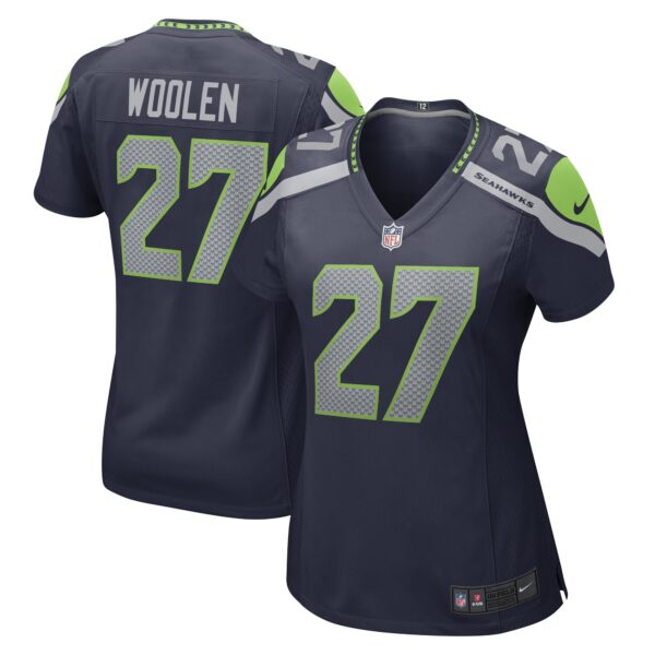 Tariq Woolen Seattle Seahawks Nike Women’s Game Player Jersey – College Navy