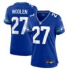 Tariq Woolen Seattle Seahawks Nike Women’s Throwback Player Game Jersey – Royal
