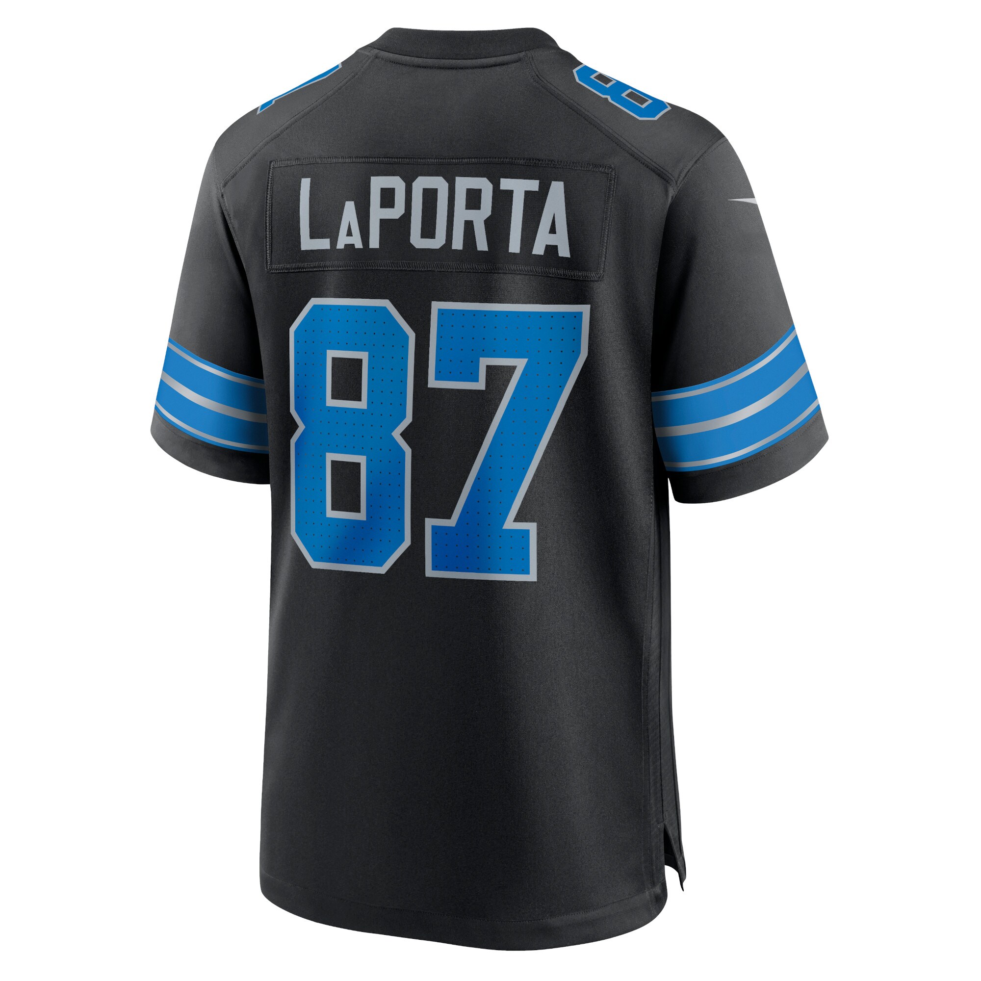 Sam LaPorta Detroit Lions Nike 2nd Alternate Game Jersey – Black - Image 3