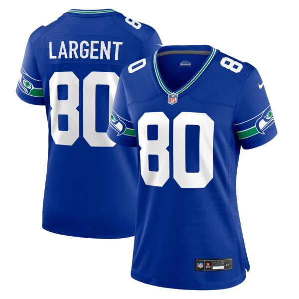 Steve Largent Seattle Seahawks Nike Women’s Throwback Retired Player Game Jersey – Royal
