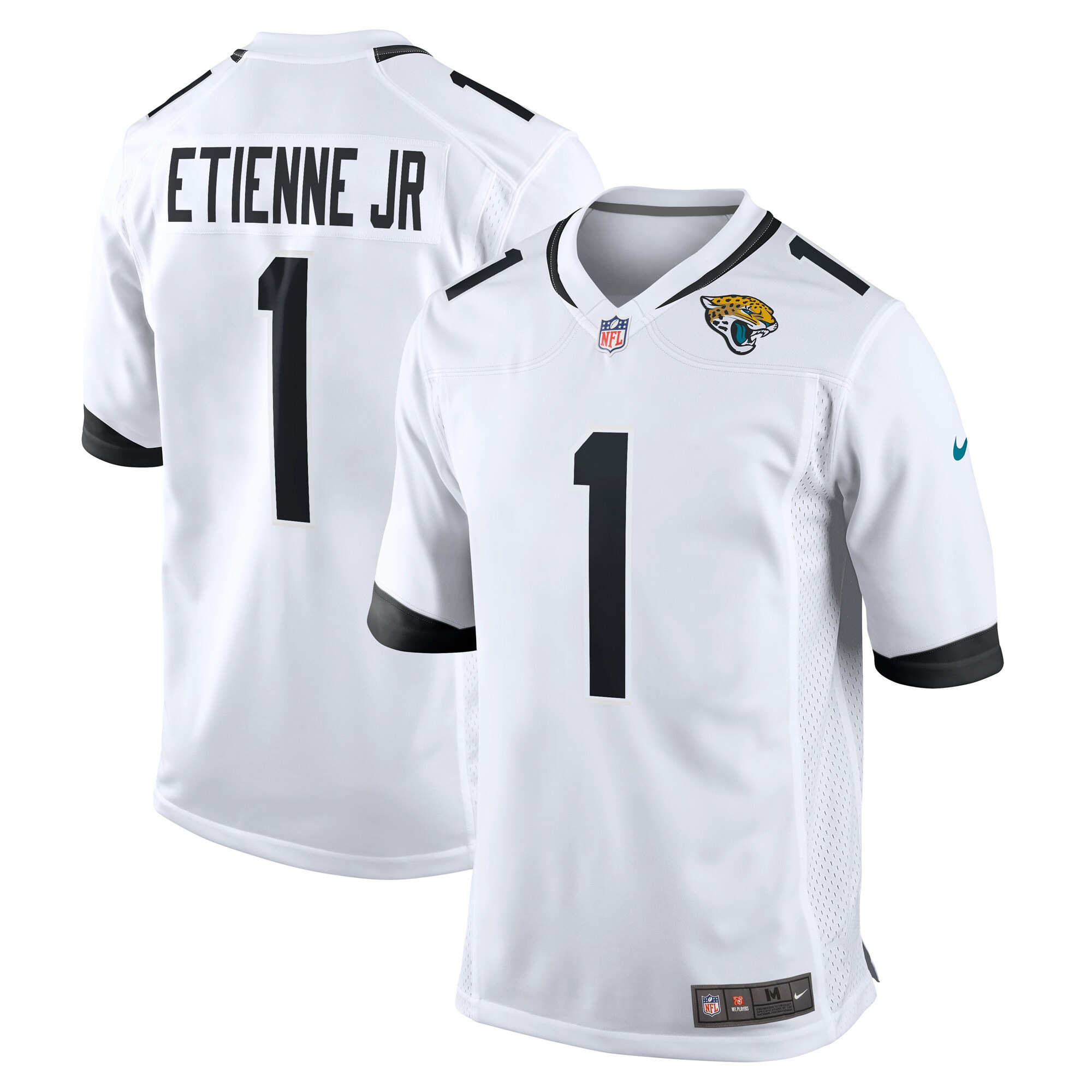 Travis Etienne Jr. Jacksonville Jaguars Nike Game Player Jersey – White
