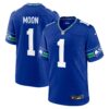 Warren Moon Seattle Seahawks Nike Throwback Retired Player Game Jersey – Royal