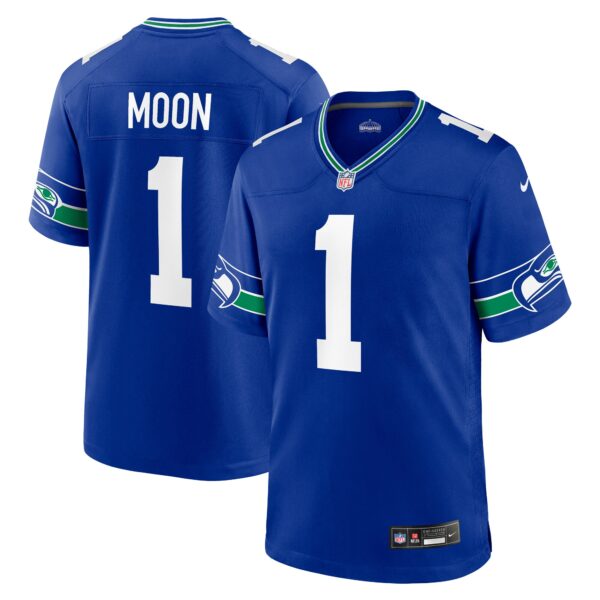 Warren Moon Seattle Seahawks Nike Throwback Retired Player Game Jersey – Royal