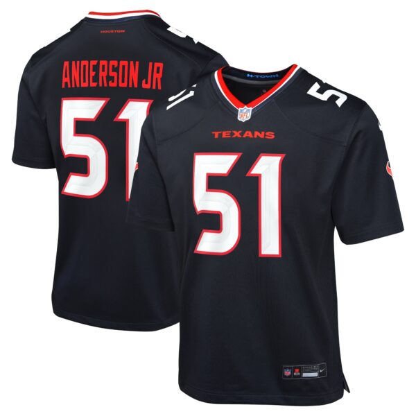 Will Anderson Jr. Houston Texans Nike Youth Game Jersey – Navy
