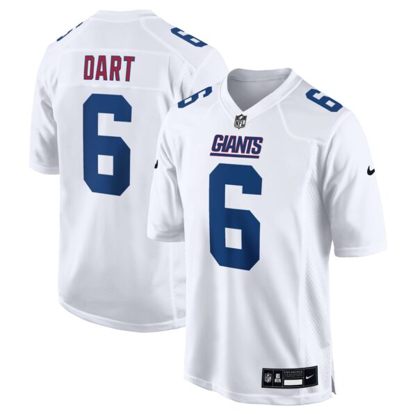Jaxson Dart New York Giants Nike Fashion Game Jersey - Tundra White