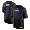 Jaxson Dart New York Giants Nike Fashion Game Jersey - Carbon Black