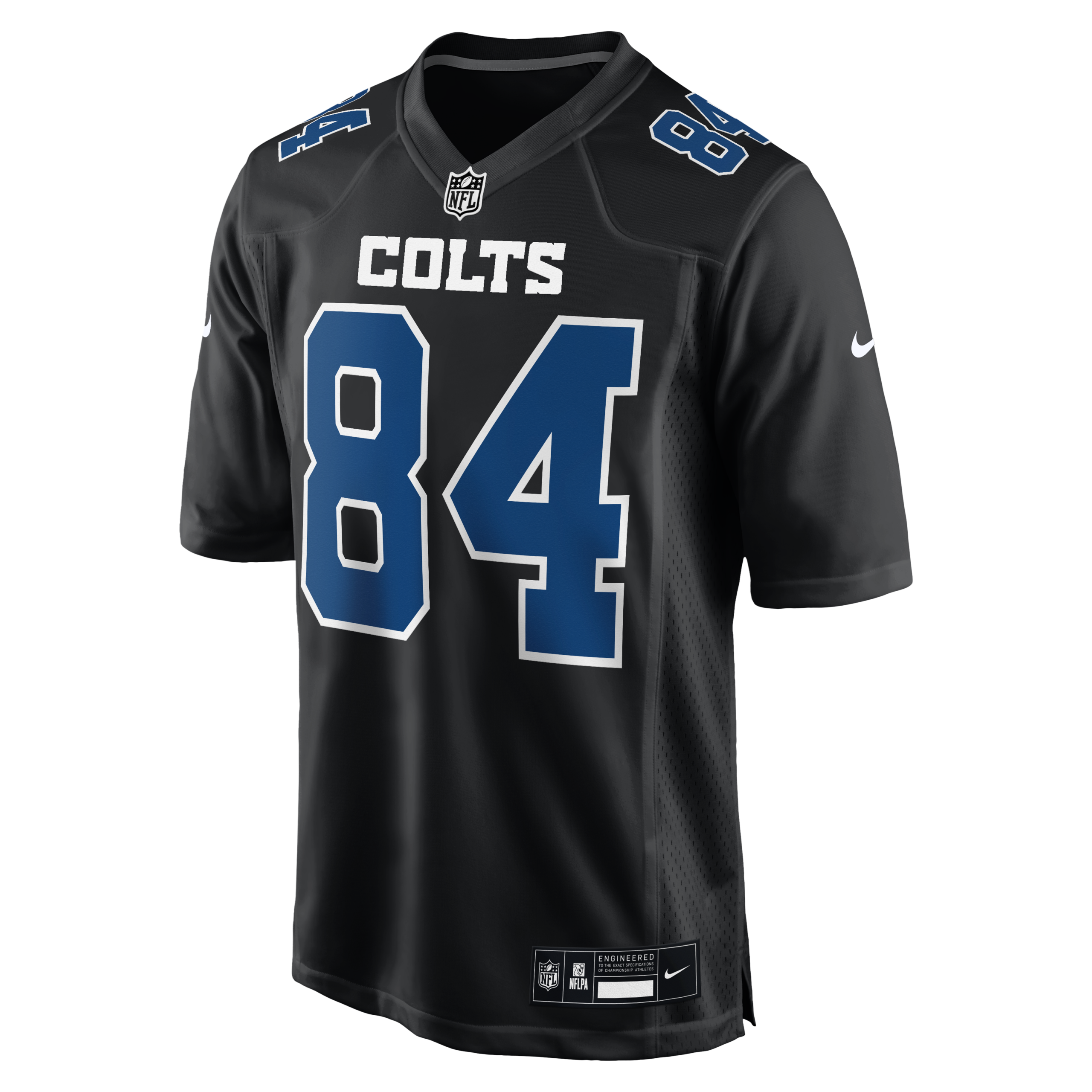 Tyler Warren Indianapolis Colts Nike Fashion Game Jersey - Carbon Black - Image 2