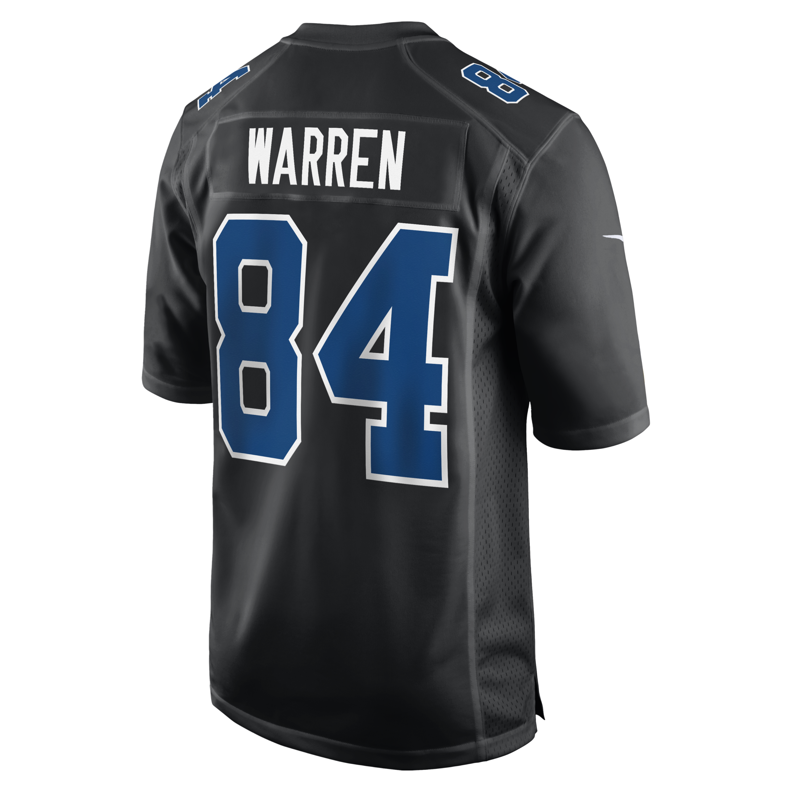 Tyler Warren Indianapolis Colts Nike Fashion Game Jersey - Carbon Black - Image 3