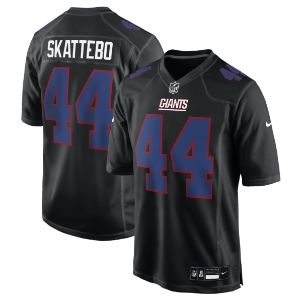 Cam Skattebo New York Giants Nike Fashion Game Jersey - Carbon Black