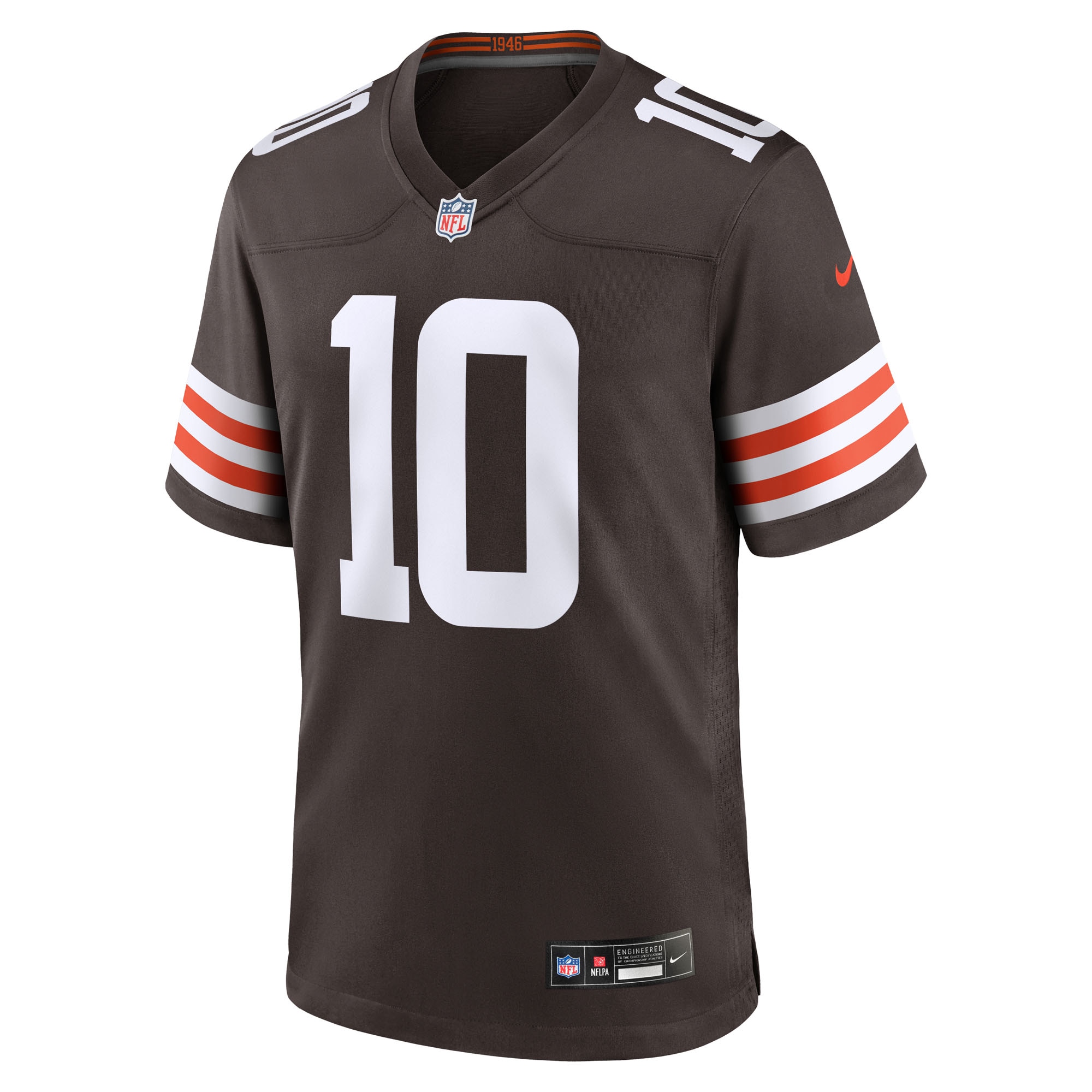 Quinshon Judkins Cleveland Browns Nike 2025 NFL Draft Game Jersey - Brown - Image 2