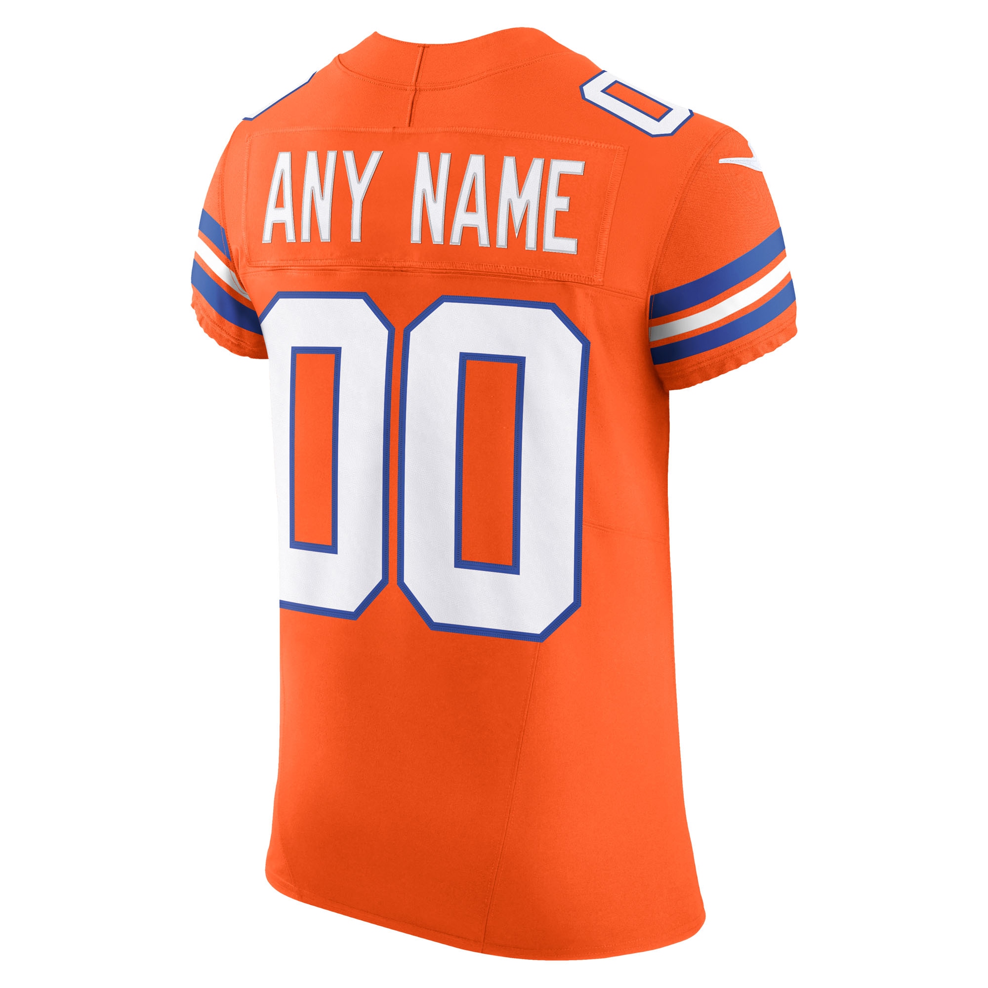 Denver Broncos Nike Alternate 2 Mile High Collection 1977 Throwback Vapor F.U.S.E. Elite Custom Jersey - Orange - Image 3