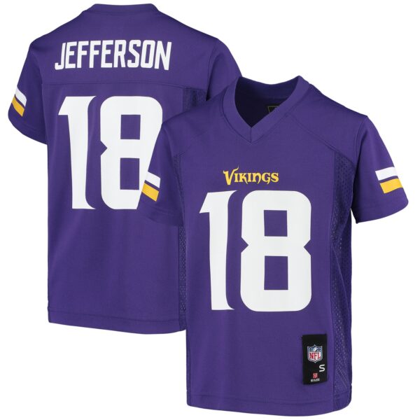Justin Jefferson Minnesota Vikings Youth Replica Player Jersey - Purple