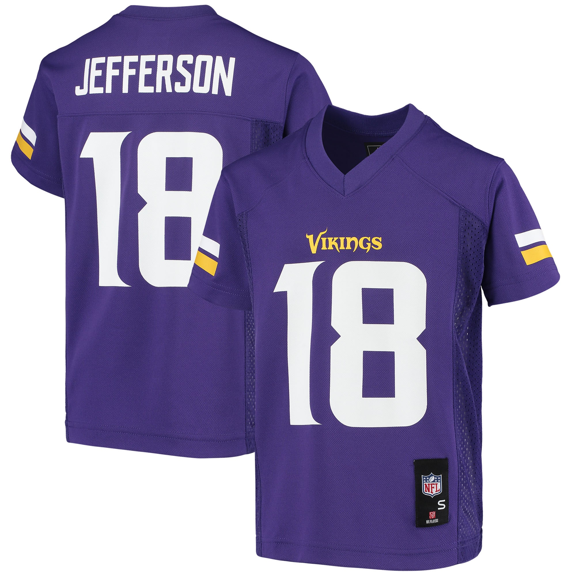 Justin Jefferson Minnesota Vikings Youth Replica Player Jersey - Purple