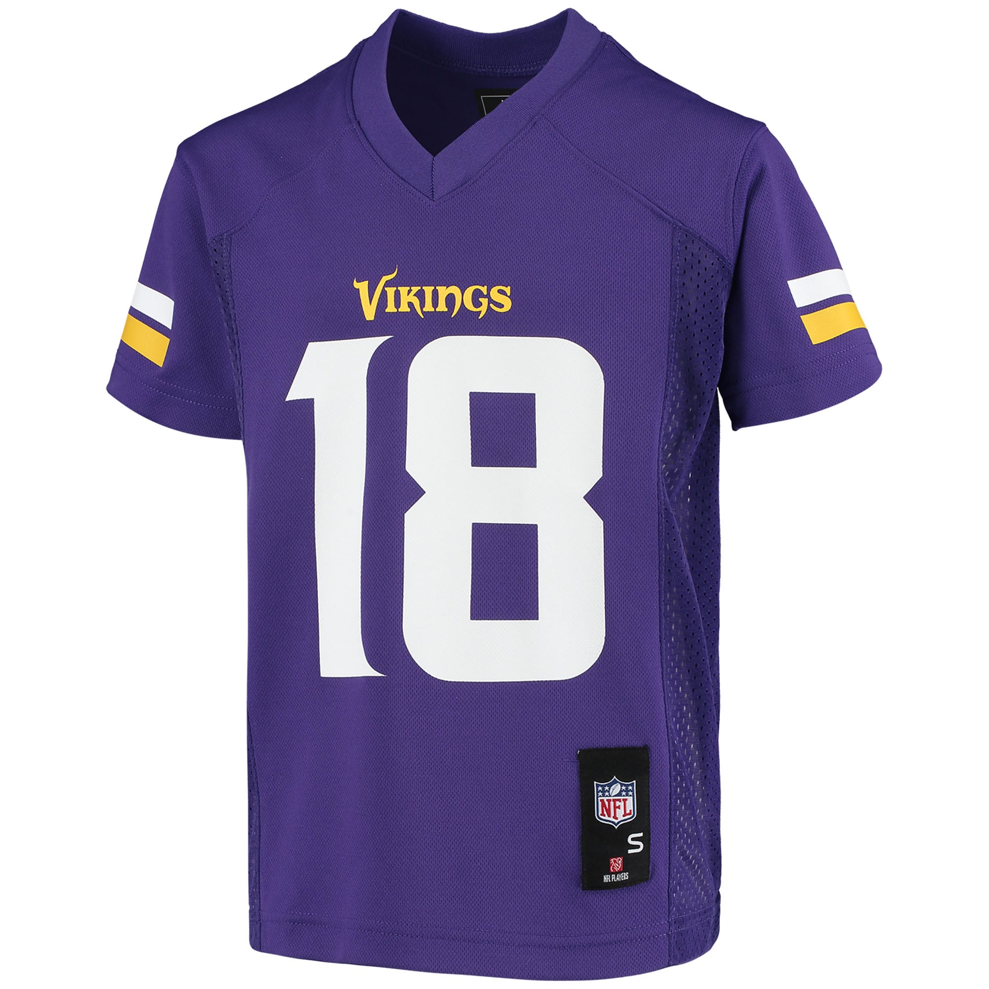 Justin Jefferson Minnesota Vikings Youth Replica Player Jersey - Purple - Image 2