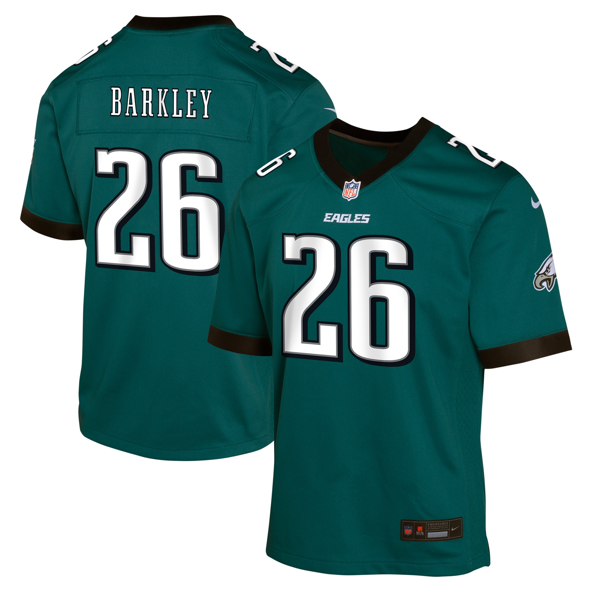 Saquon Barkley Philadelphia Eagles Nike Youth Game Jersey - Green