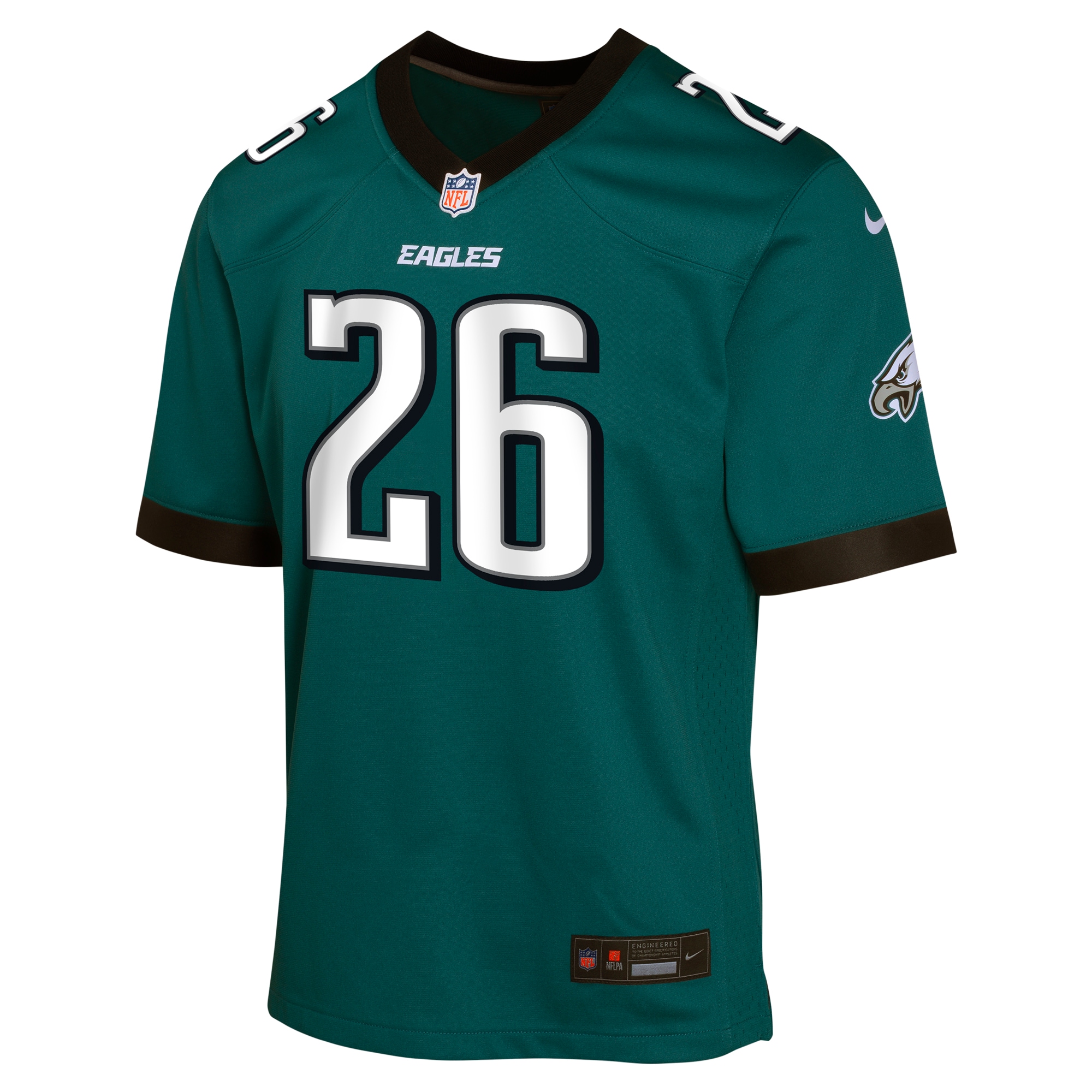 Saquon Barkley Philadelphia Eagles Nike Youth Game Jersey - Green - Image 2