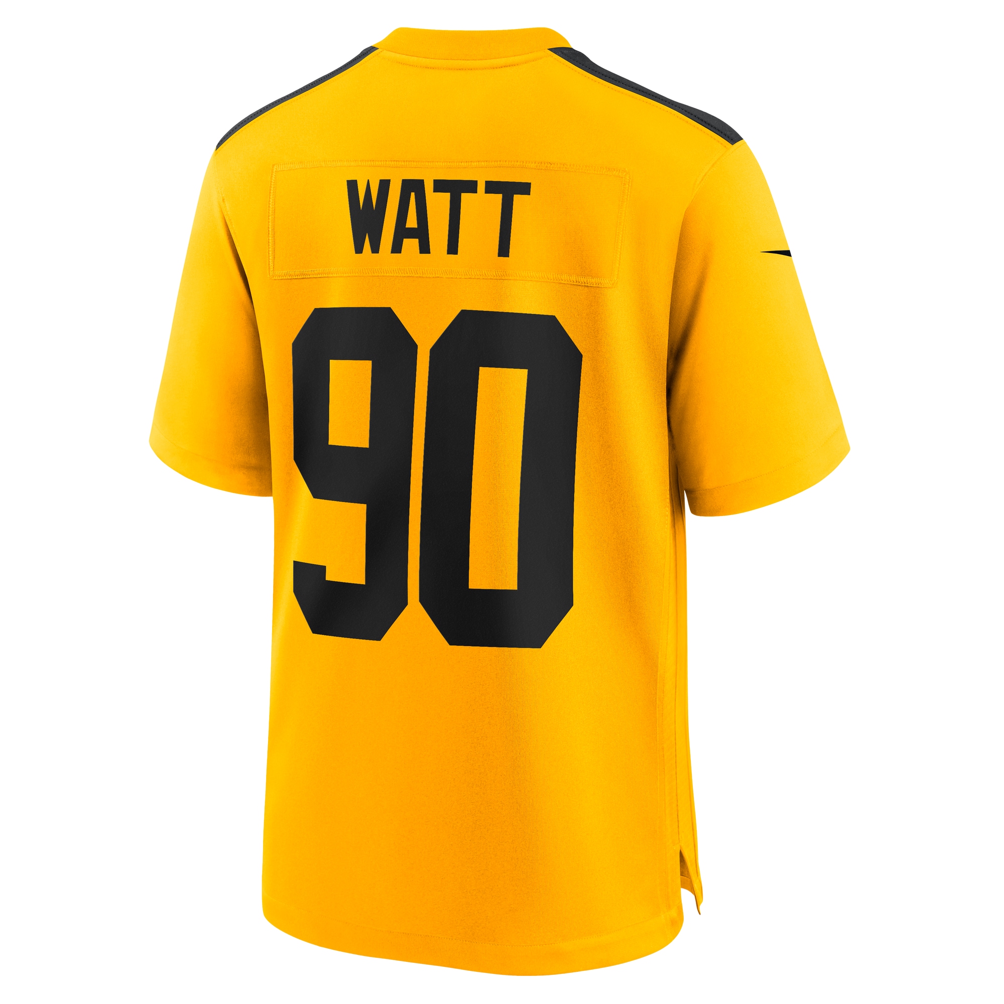 T.J. Watt Pittsburgh Steelers Nike Alternate 1933 Throwback Game Jersey - Gold - Image 3
