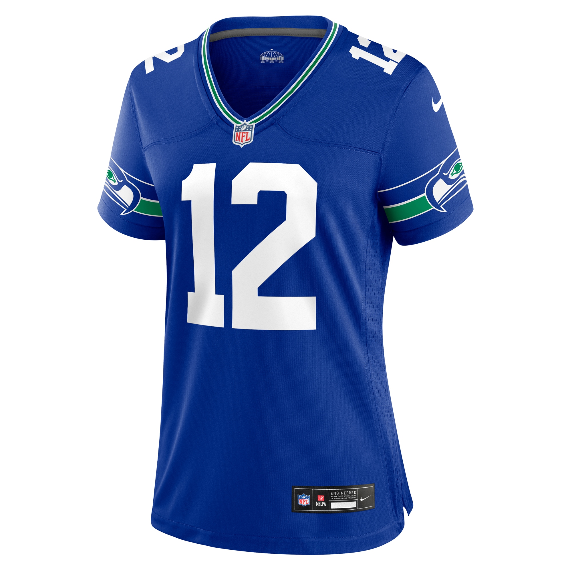 12s Seattle Seahawks Nike Women's Player Jersey - Royal - Image 2