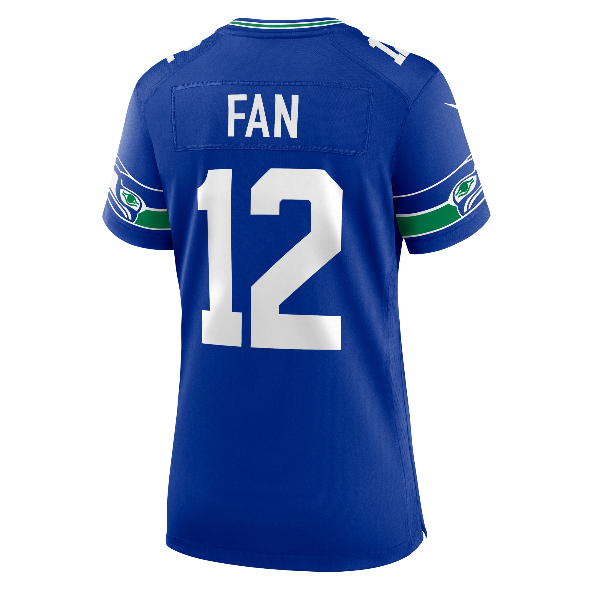 12s Seattle Seahawks Nike Women's Player Jersey - Royal - Image 3