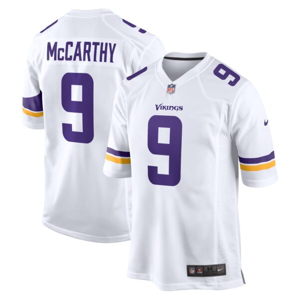 J.J. McCarthy Minnesota Vikings Nike Game Jersey - White