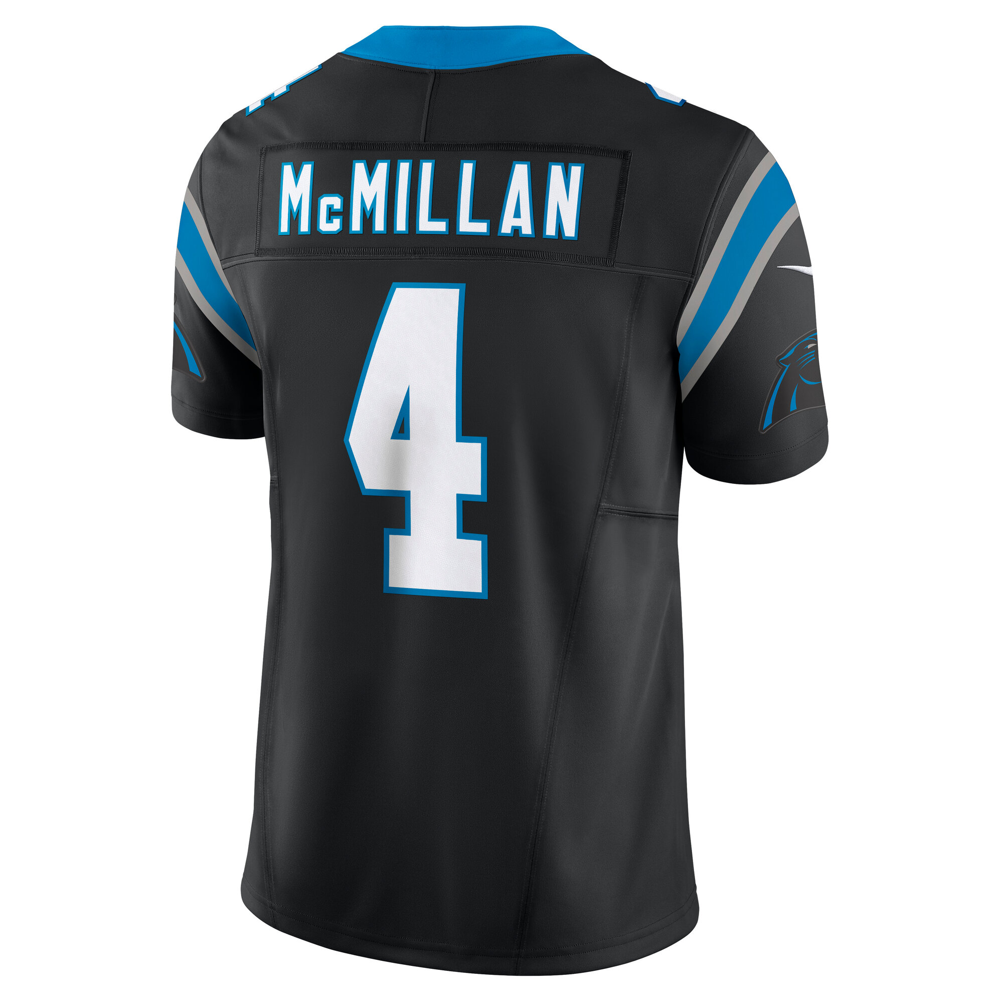 Tetairoa McMillan Carolina Panthers Nike Team Vapor F.U.S.E. Limited Jersey - Black - Image 3