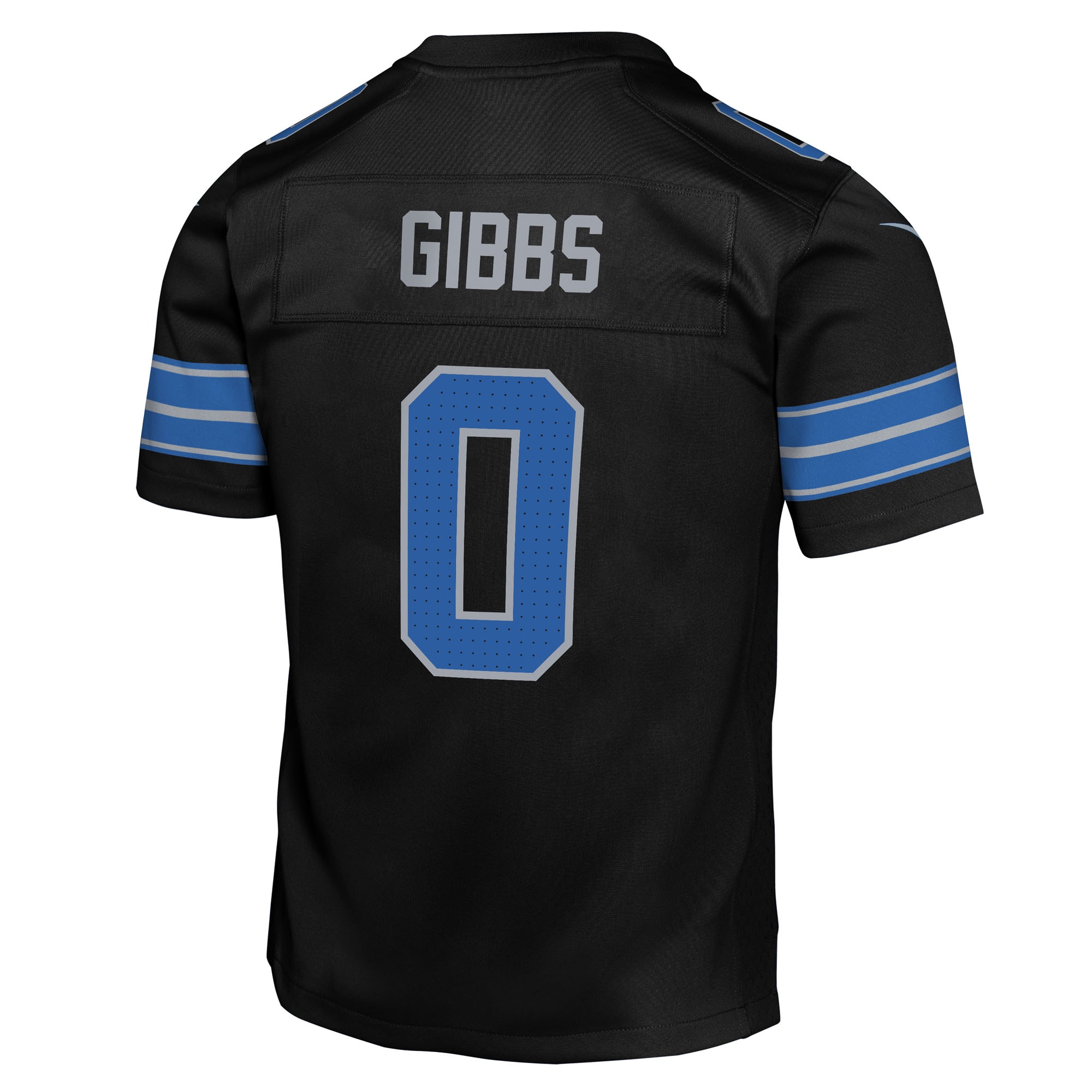 Jahmyr Gibbs Detroit Lions Nike Youth Game Jersey - Black - Image 3