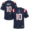 Drake Maye New England Patriots Nike Youth Game Jersey - Navy