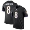 Lamar Jackson Baltimore Ravens Nike Legend Player Performance Top - Black