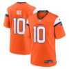 Bo Nix Denver Broncos Nike Youth Game Jersey - Orange