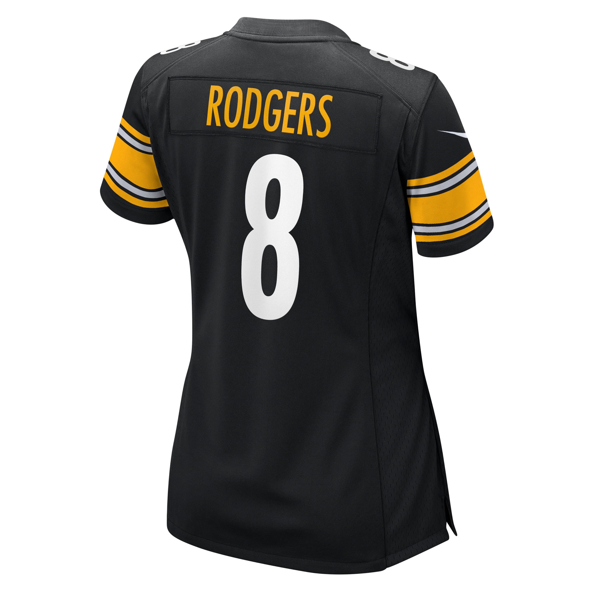 Aaron Rodgers Pittsburgh Steelers Nike Women's Game Jersey - Black - Image 3