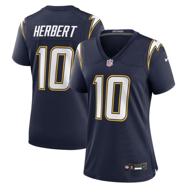 Justin Herbert Los Angeles Chargers Nike Women's Alternate Super Chargers Game Jersey - Navy