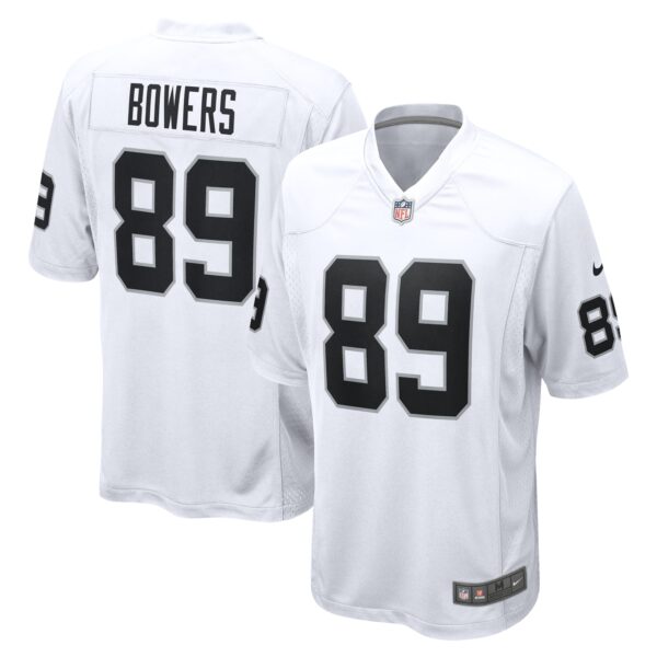 Brock Bowers Las Vegas Raiders Nike Game Jersey - White