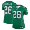 Saquon Barkley Philadelphia Eagles Nike Women's Legend Player Performance Top - Kelly Green