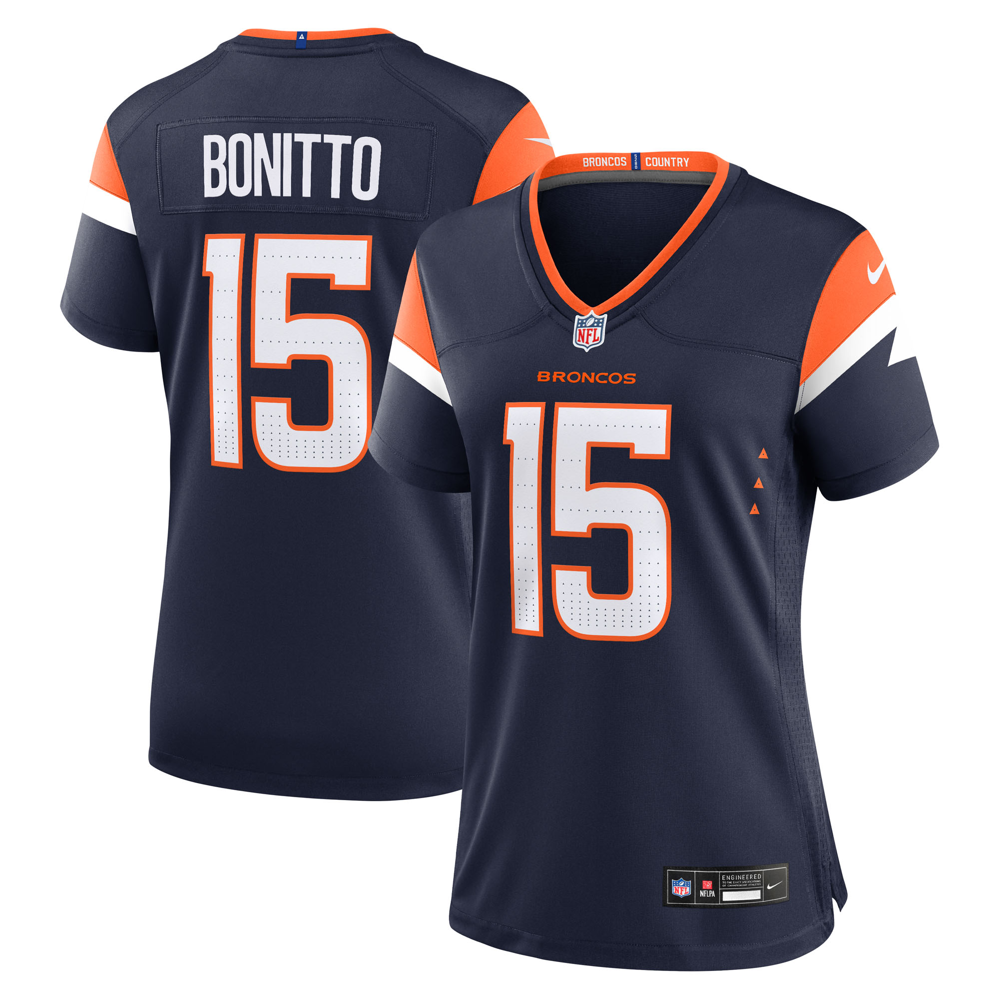 Nik Bonitto Denver Broncos Nike Women's Alternate Game Jersey - Navy