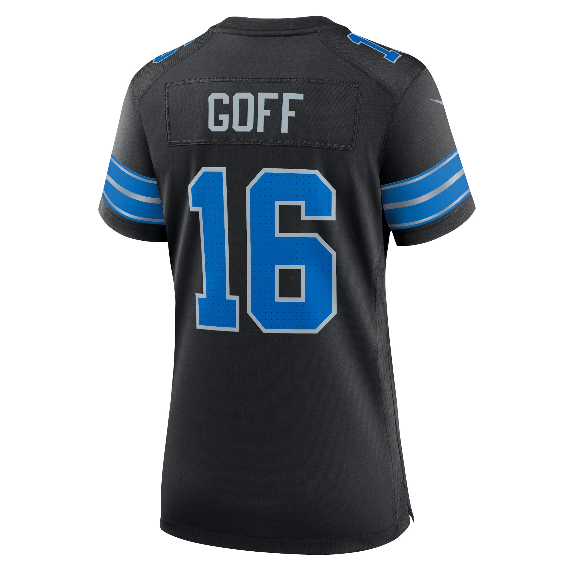 Jared Goff Detroit Lions Nike Women's 2nd Alternate Game Jersey - Black - Image 3