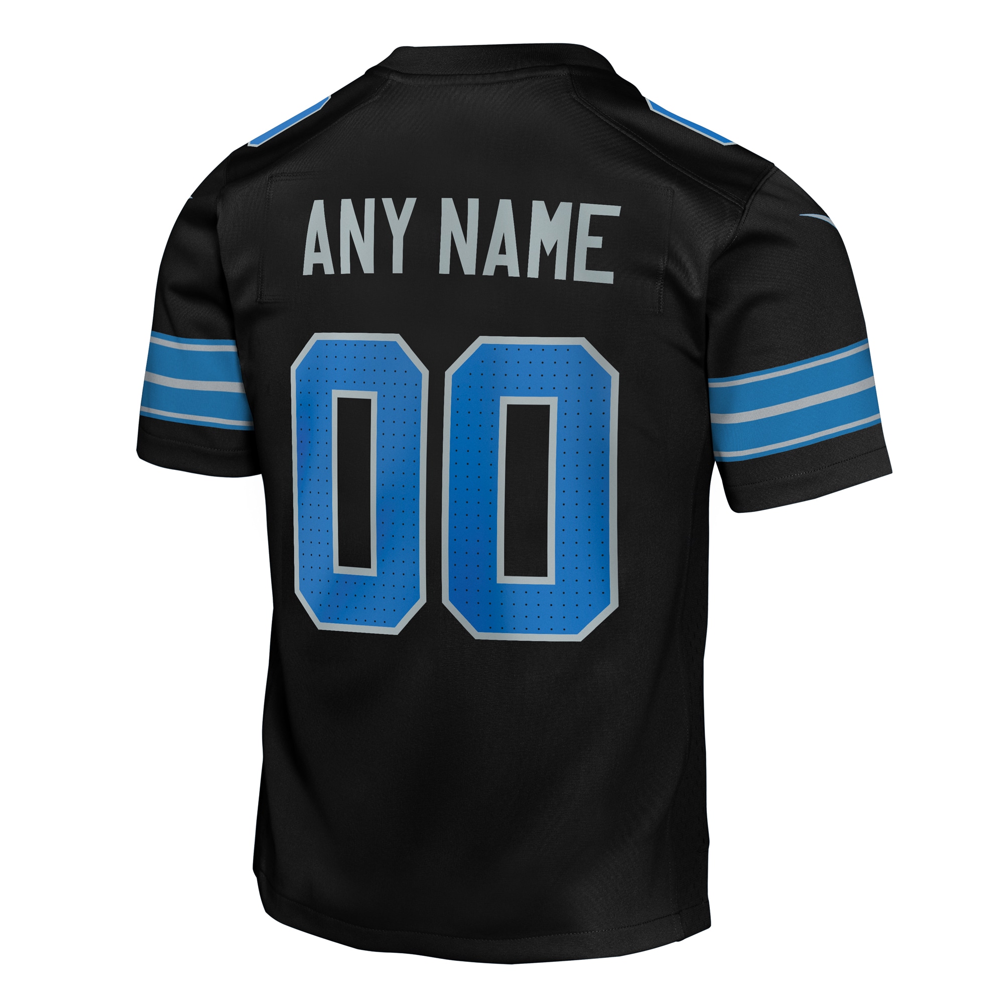 Detroit Lions Nike Youth Alternate Custom Game Jersey - Black - Image 3