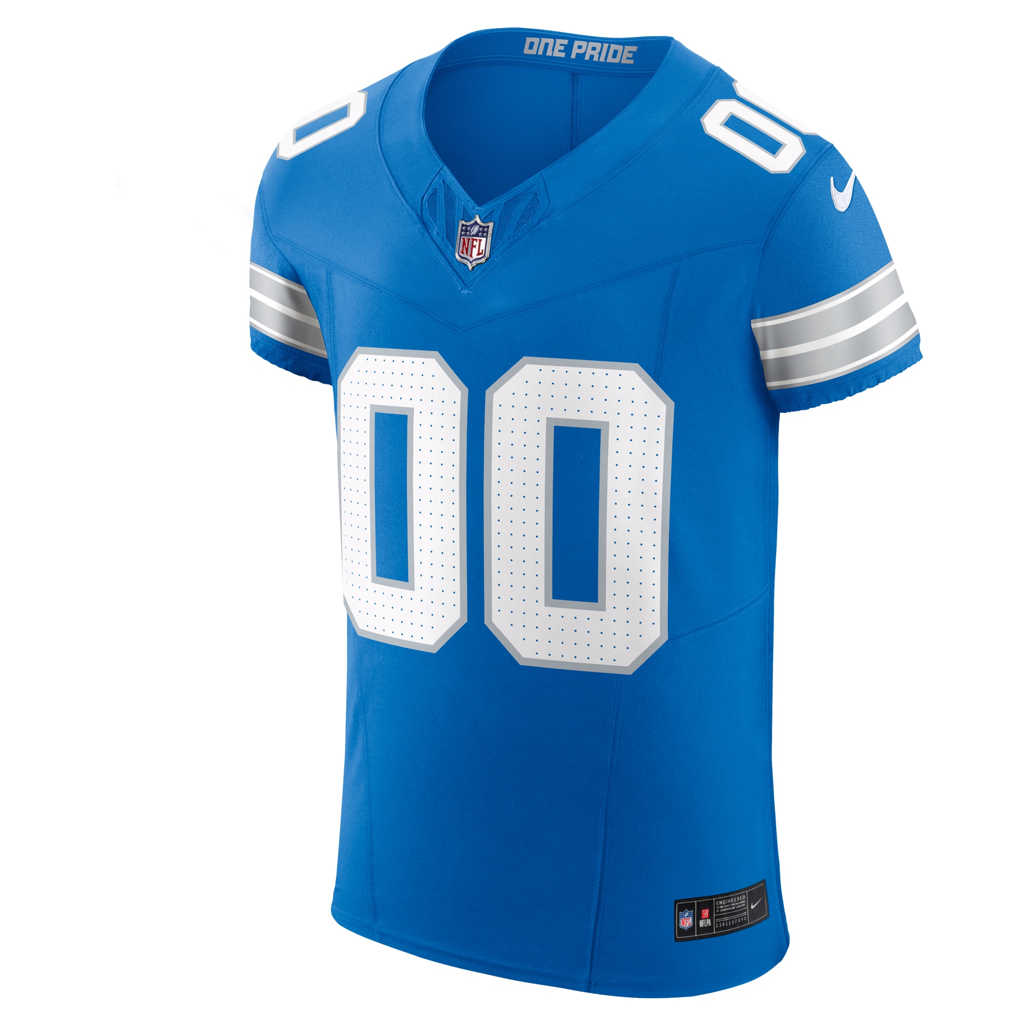 Detroit Lions Nike Team Vapor F.U.S.E. Elite Custom Jersey - Blue - Image 2