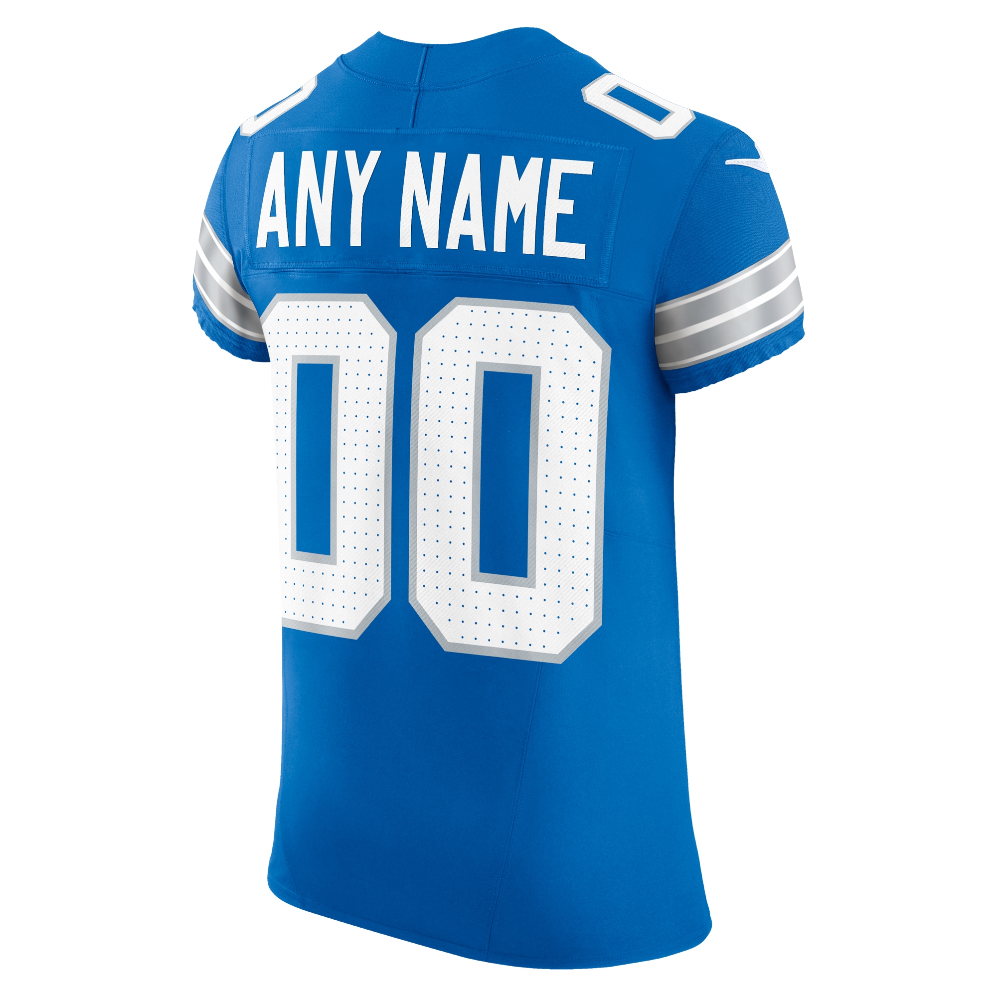 Detroit Lions Nike Team Vapor F.U.S.E. Elite Custom Jersey - Blue - Image 3