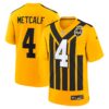 DK Metcalf Pittsburgh Steelers Nike Alternate 1933 Throwback Game Jersey - Gold