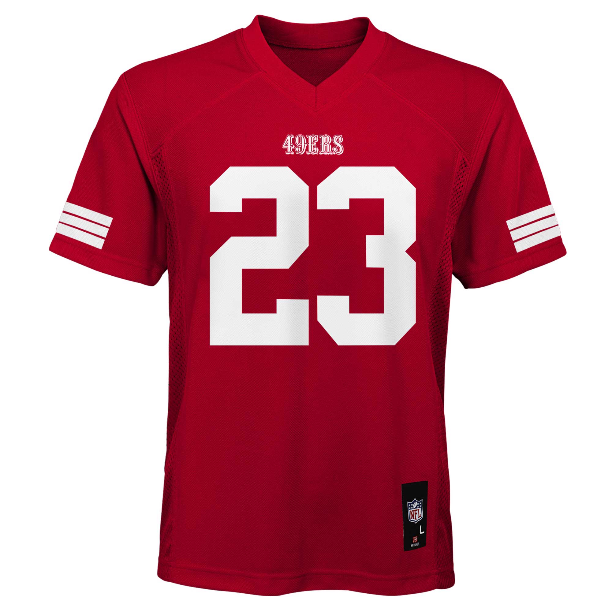Christian McCaffrey San Francisco 49ers Youth Replica Player Jersey - Scarlet - Image 2